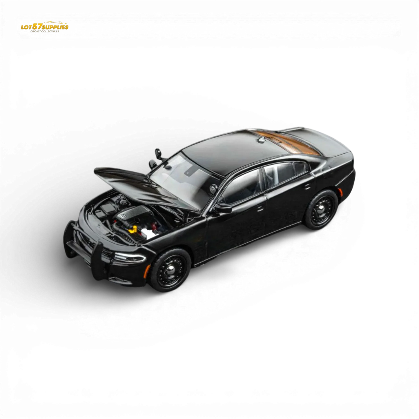 Elite Collectibles Dodge Warhorse Police Interceptor Black 1:64 - ToylandEU