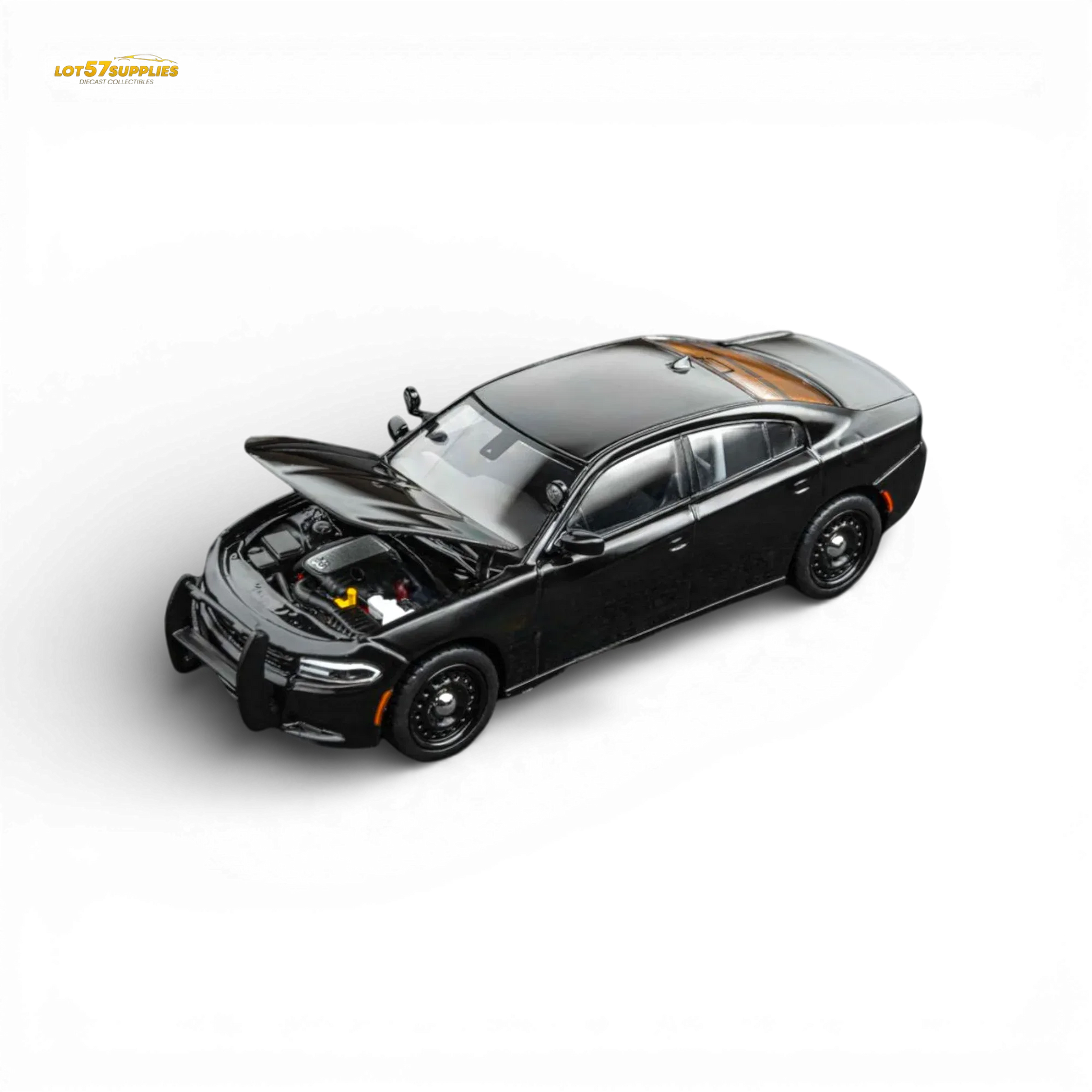 Elite Collectibles Dodge Warhorse Police Interceptor Black 1:64 - ToylandEU
