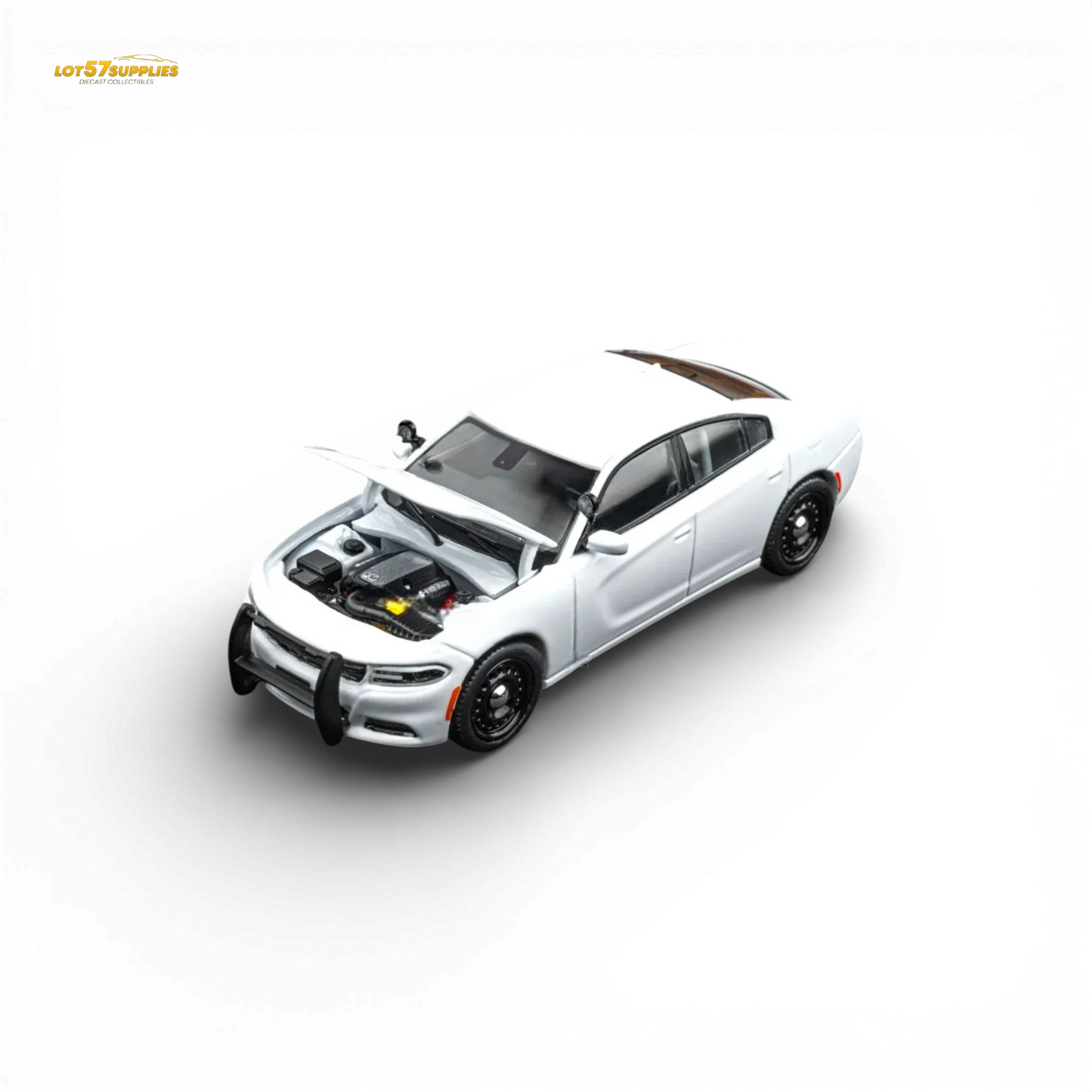 Elite Collectibles Dodge Warhorse Police Interceptor White 1:64 - ToylandEU