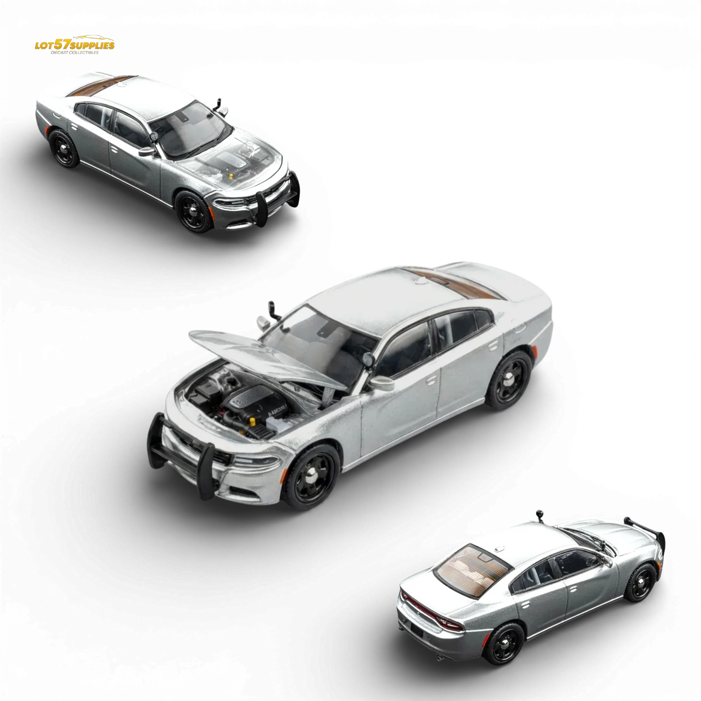 Elite Collectibles Dodge Warhorse Silver 1:64 - ToylandEU