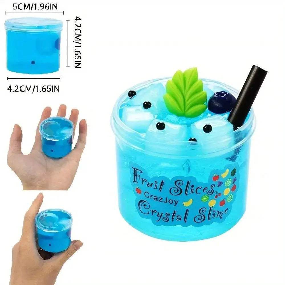  Elite Crunchy Slime Kit Clear Jelly Cube Toyland EU -  ToylandEU™