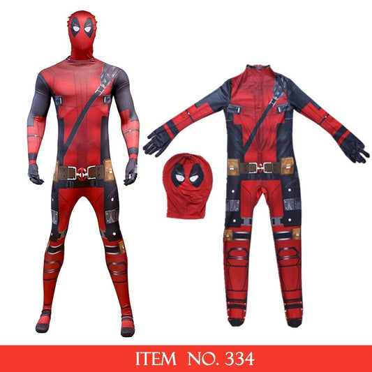 Elite Deadpool Costume Cosplay Jumpsuit Holster For Kids - ToylandEU