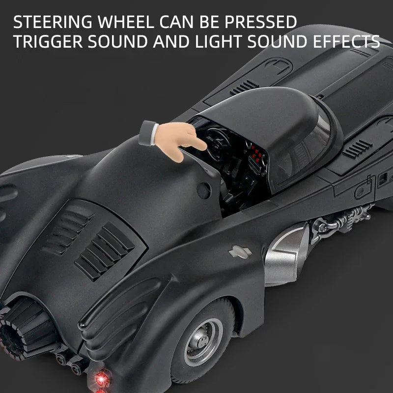 Elite Diecast Batmobile Scale Eighteen Model With Sound And Light For Boyfriend - ToylandEU