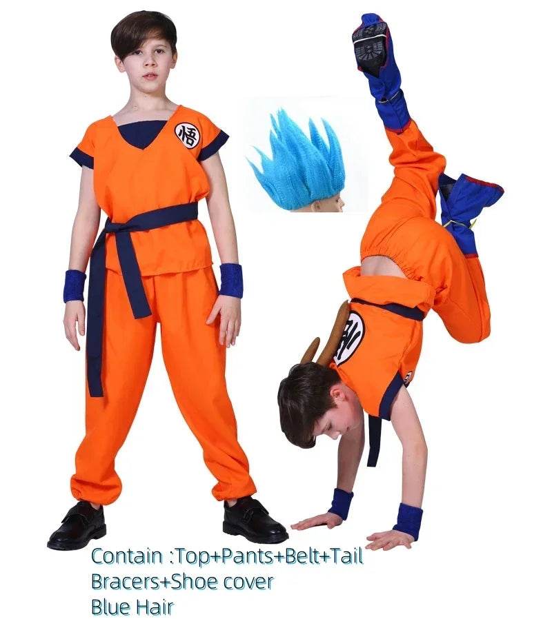 Elite Dragon Ball Cosplay Goku Krillin Wig For Halloween - ToylandEU