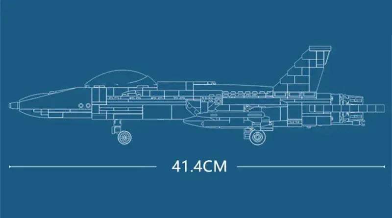  Elite FA18E Military Aviation Blocks Toyland EU -  ToylandEU™