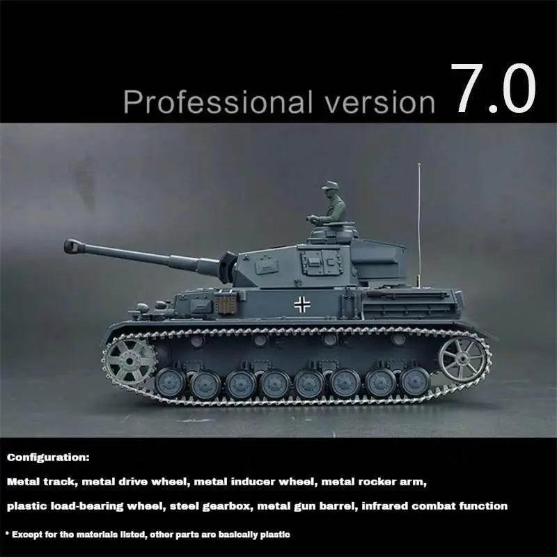  Elite German IV F2 RC Tank Smokes Barrel Toyland EU -  ToylandEU™