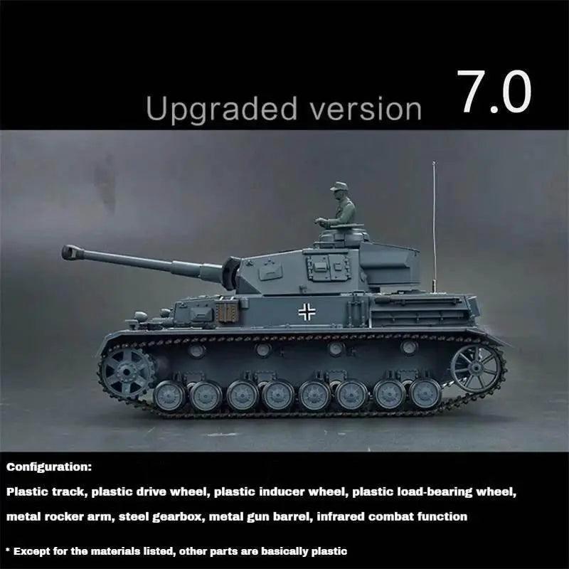  Elite German IV F2 RC Tank Smokes Barrel Toyland EU -  ToylandEU™