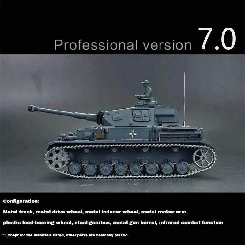  Elite German IV F2 RC Tank Smokes Barrel Toyland EU -  ToylandEU™
