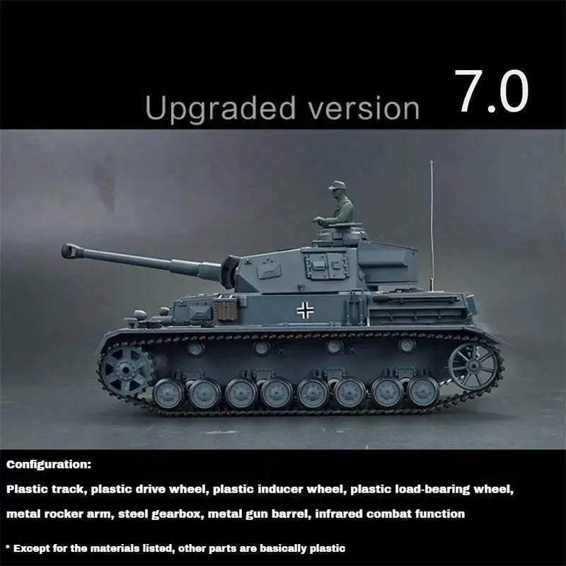  Elite German IV F2 RC Tank Smokes Barrel Toyland EU -  ToylandEU™