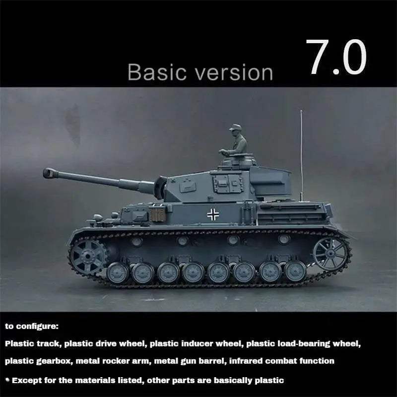  Elite German IV F2 RC Tank Smokes Barrel Toyland EU -  ToylandEU™
