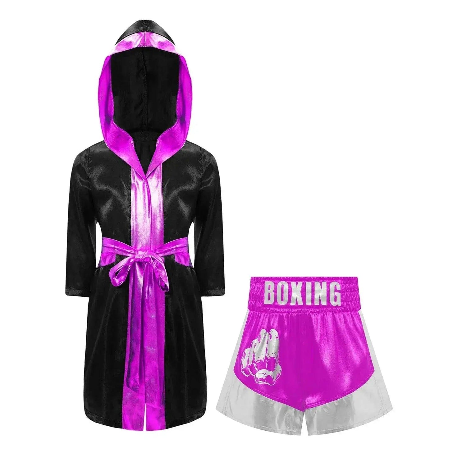  Elite Kids Boxing Belted Hooded Robe Toyland EU -  ToylandEU™