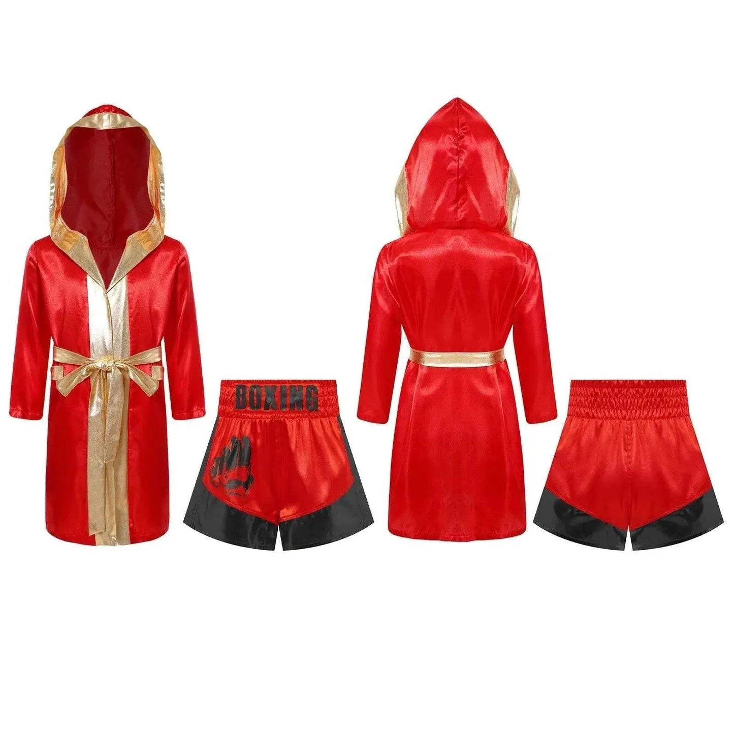  Elite Kids Boxing Belted Hooded Robe Toyland EU -  ToylandEU™
