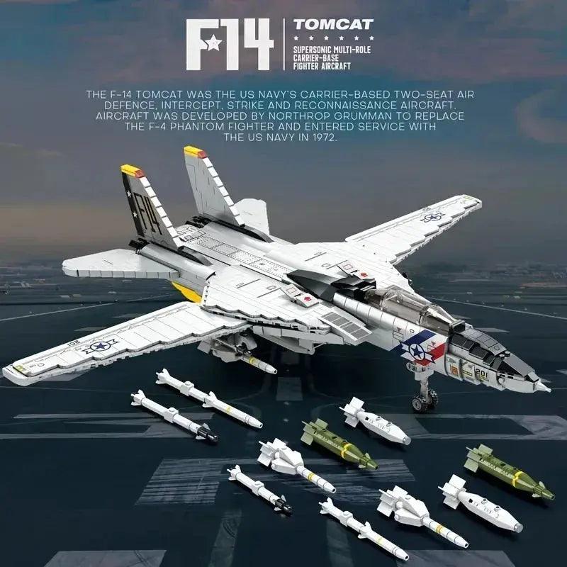  Elite Military Blocks F14 Tomcat Carrier Toyland EU -  ToylandEU™