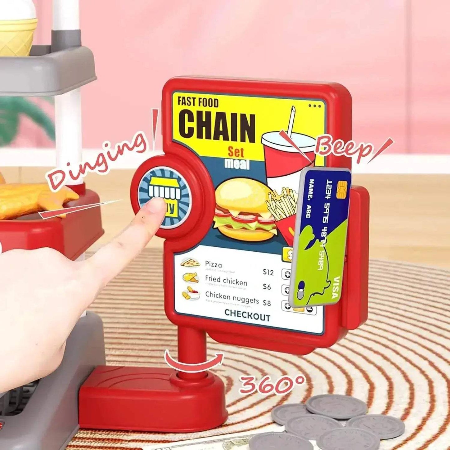  Elite Pretend Play Fast Food Toys 71PieceSet Toyland EU -  ToylandEU™