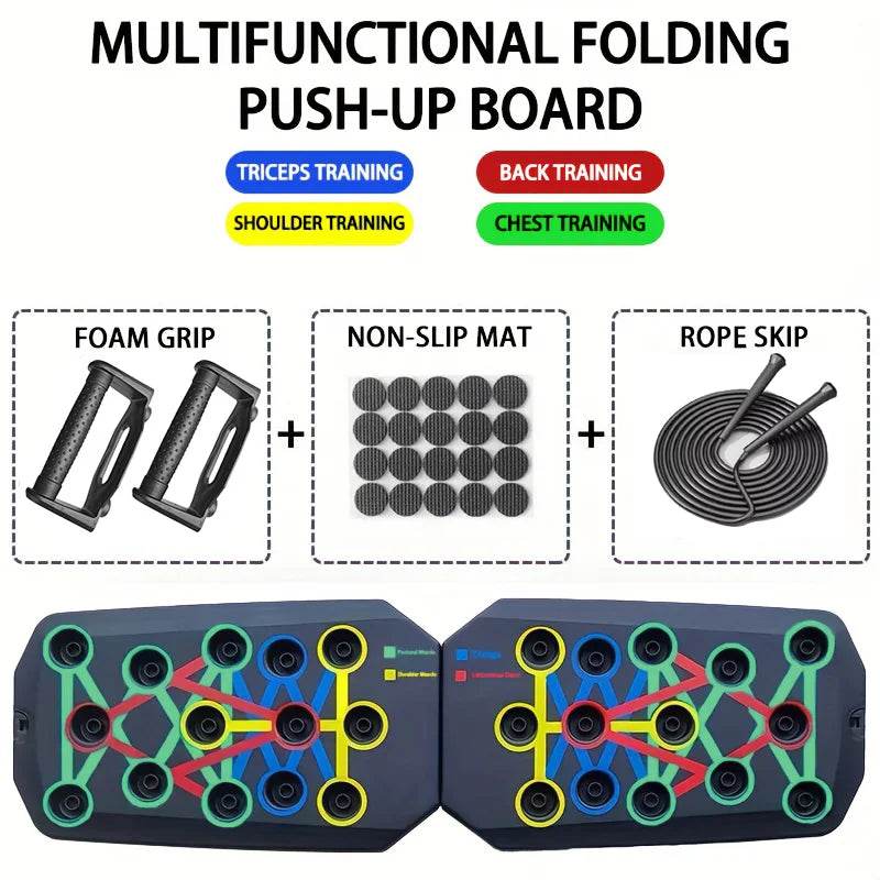 Elite Pushup Board Color Codes For Chest Back Training - ToylandEU
