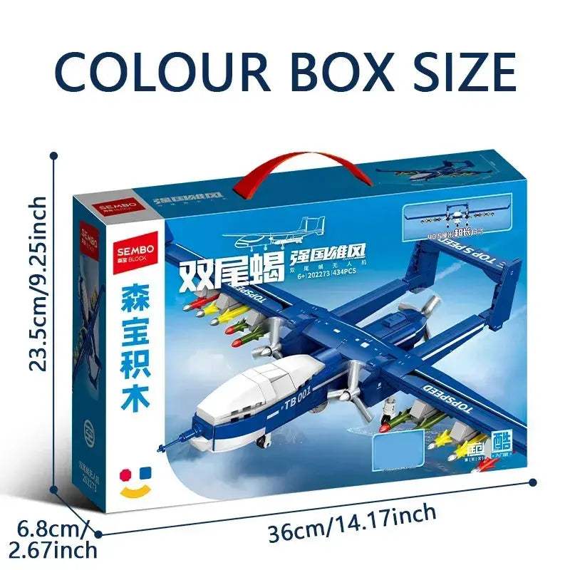  Elite SEMBO 434 Military Fighter Blocks Toyland EU -  ToylandEU™