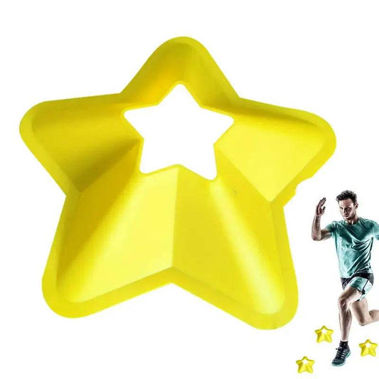 Elite Soccer Agility Cones Five Point Star Markers For Training - ToylandEU