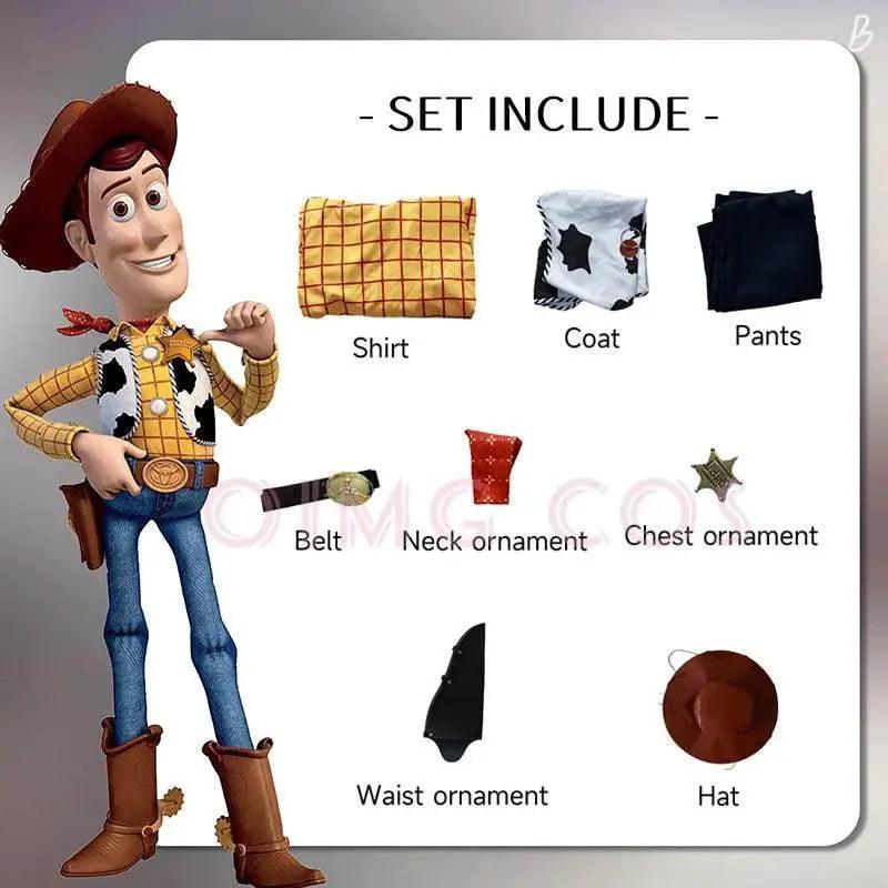  Elite Woody Jessie Cosplay Costume 3 Piece Toyland EU -  ToylandEU™