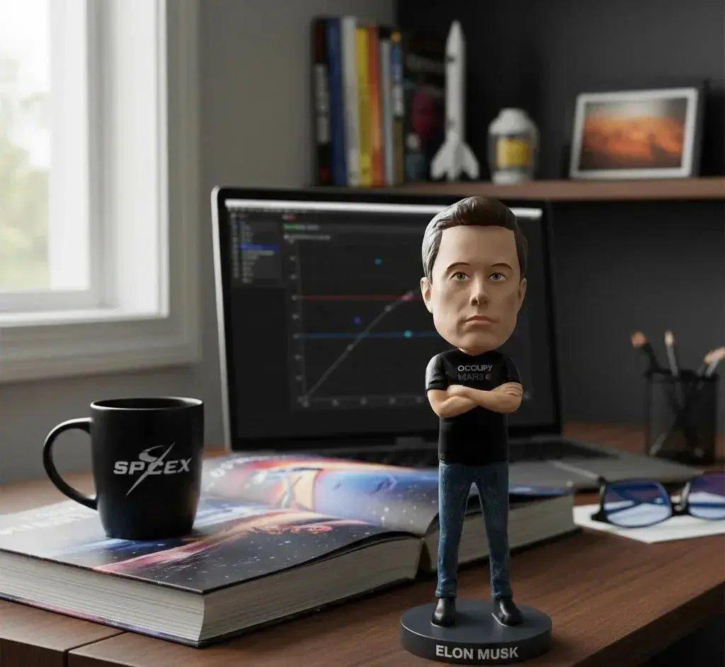  Elon Musk Bobblehead Desk Accessory Motivated Collectors -  ToylandEU™