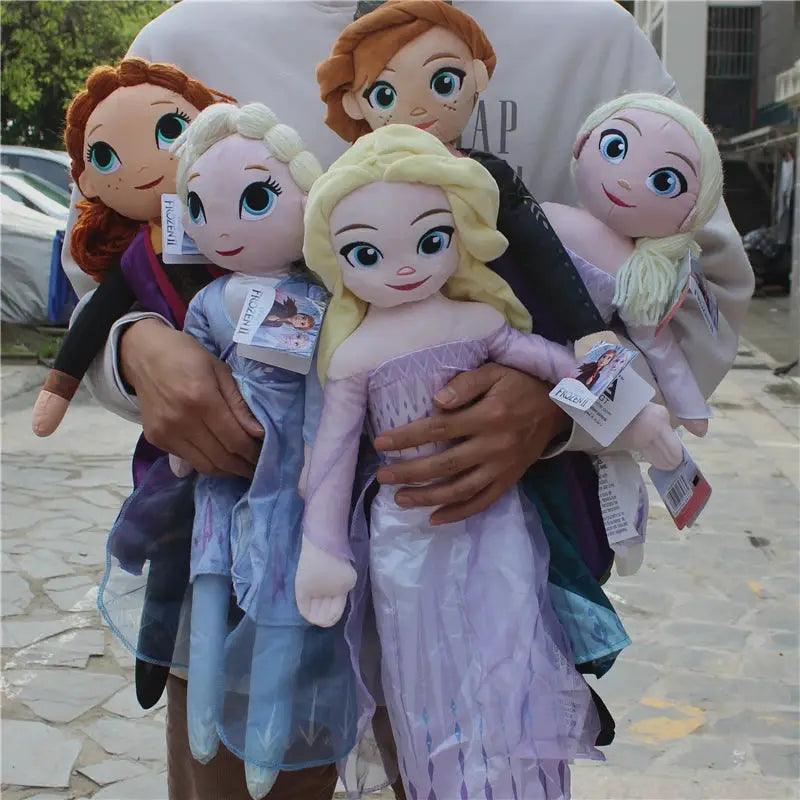  Elsa And Anna Frozen Plushie Dolls For Kids Bandai -  ToylandEU™
