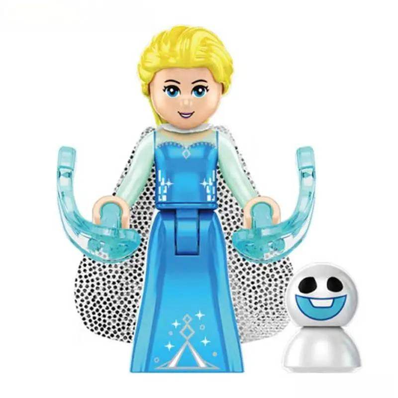 Elsa from Disney's Frozen Lego Minifigures Custom Toys 4 - Minifigure Toys