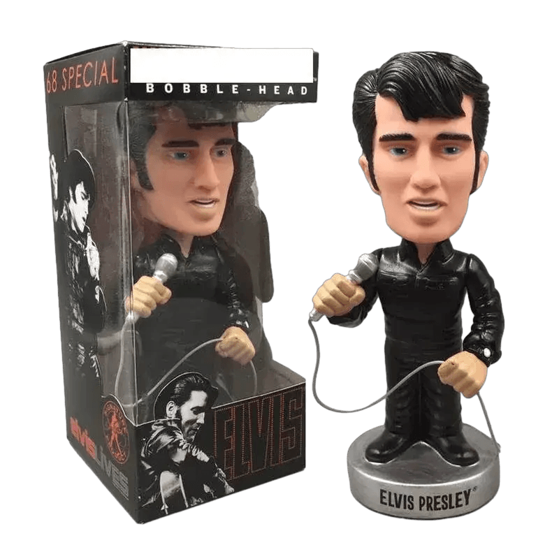 Elvis Bobble Head Dashboard Ornament For Cars Fun Auto Decor - ToylandEU