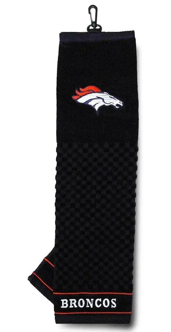  Denver Broncos Embroidered Golf Towel 16 By 22 Tri Fold -  ToylandEU™