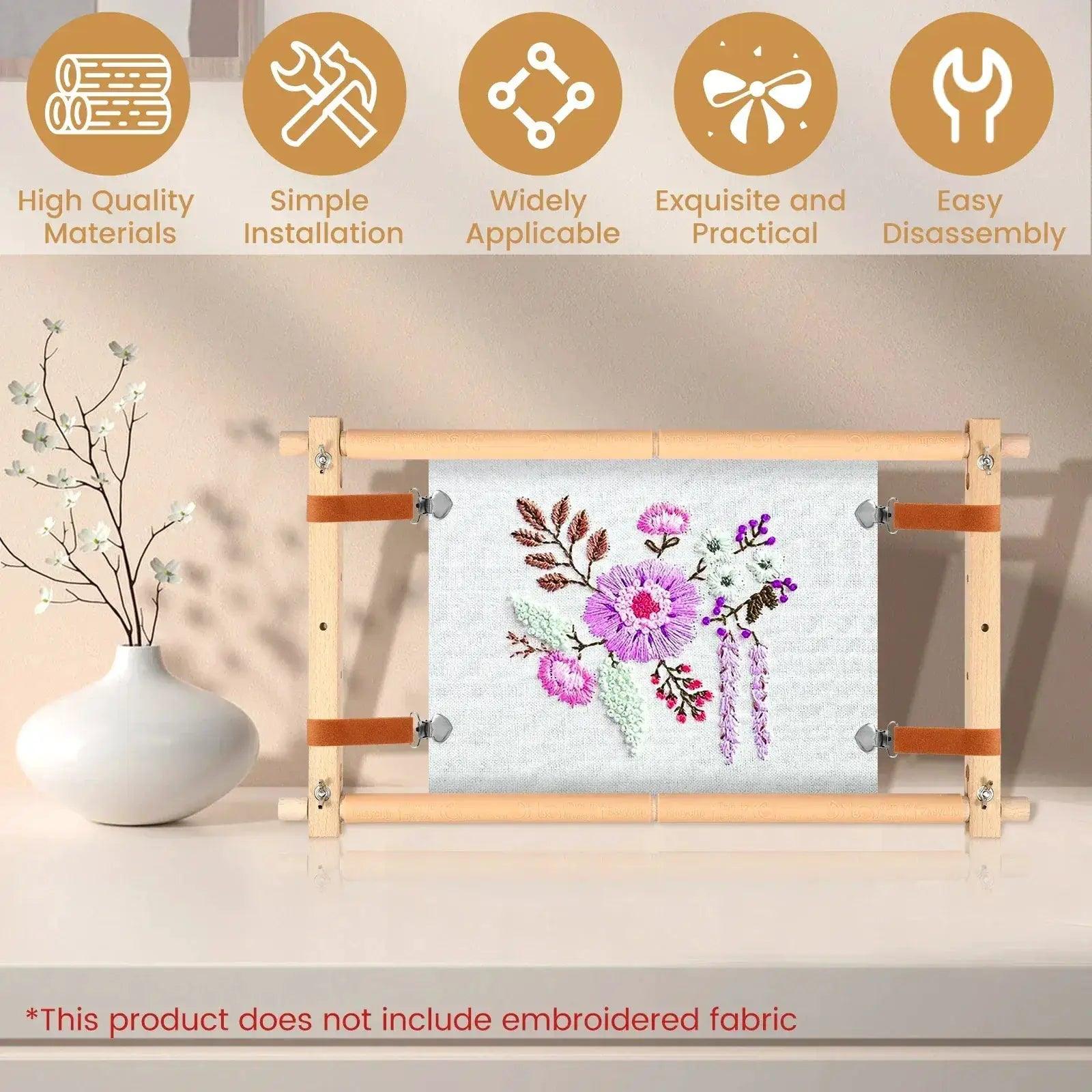  Embroidery Scroll Frame Rotated Adjustable Design -  ToylandEU™