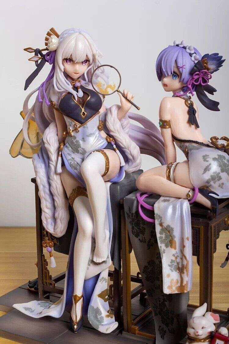  Emelia And Rem Re Zero 9 Inch PVC Figure Exclusive 