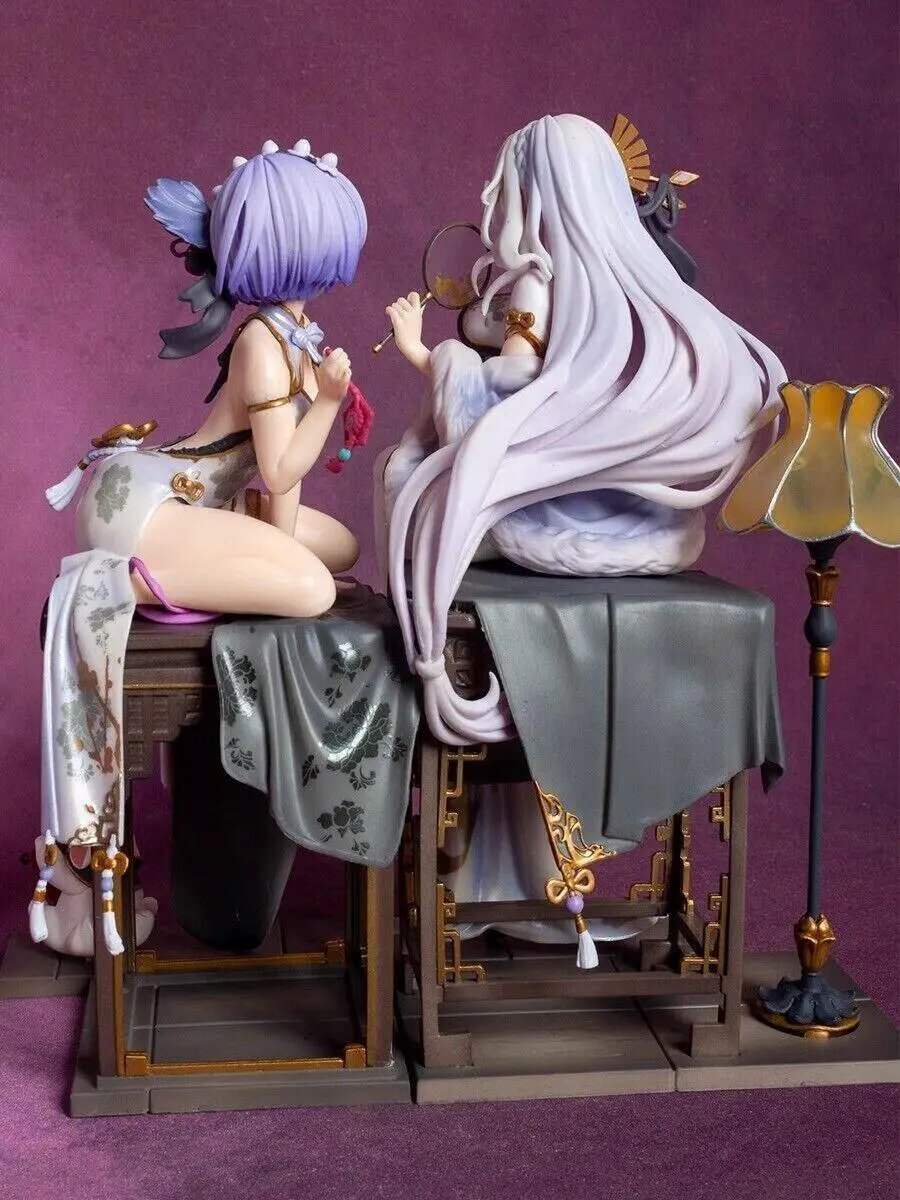 Emelia & Rem Figure, Re:Zero kara Hajimeru Isekai Seikatsu Figurine, Anime 9 in - ToylandEU