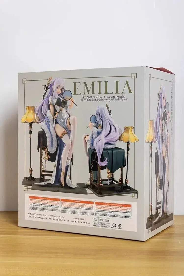 Emelia & Rem Figure, Re:Zero kara Hajimeru Isekai Seikatsu Figurine, Anime 9 in - ToylandEU