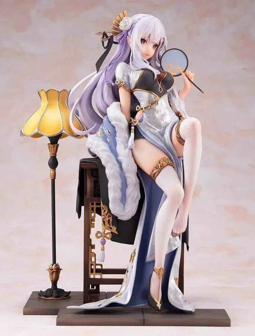 Emelia & Rem Figure, Re:Zero kara Hajimeru Isekai Seikatsu Figurine, Anime 9 in - ToylandEU