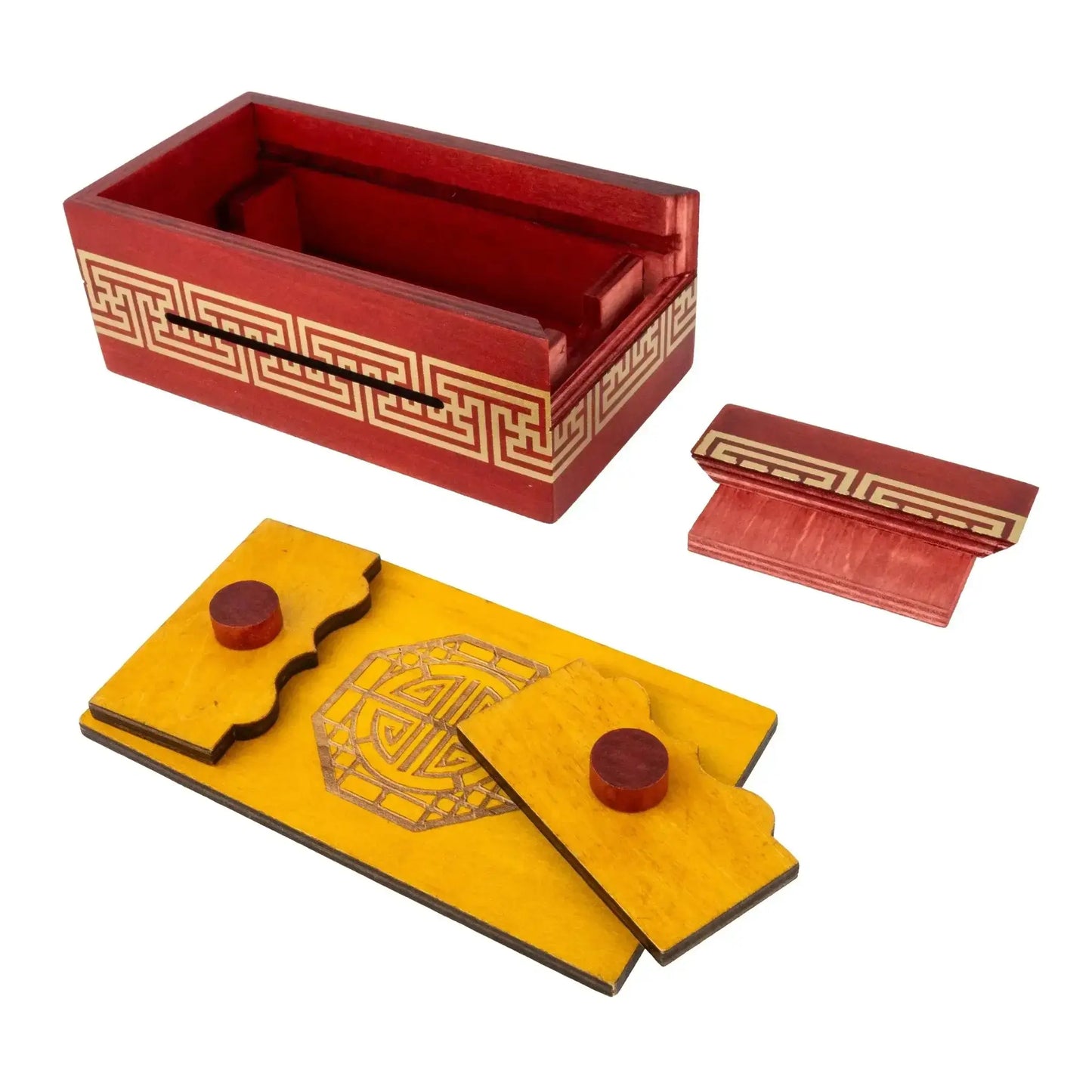 Emperor's Chest Puzzle Box With Hidden Chamber And Lock - ToylandEU