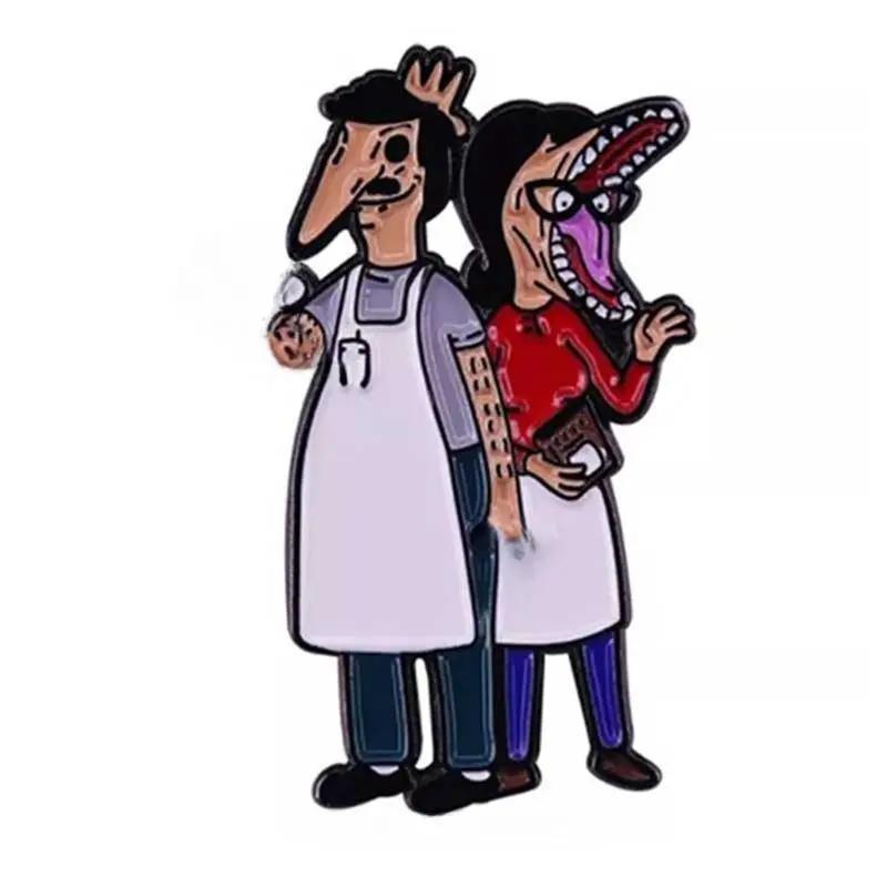  Beetlejuice Bobs Burgers mashup Enamel Pins  small, durable, high quality accessories -  ToylandEU™