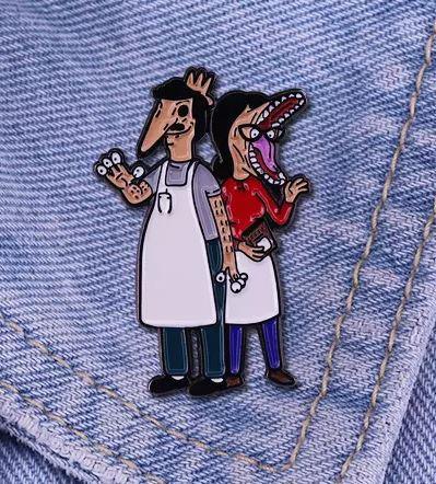  Beetlejuice Bobs Burgers mashup Enamel Pins  small, durable, high quality accessories -  ToylandEU™