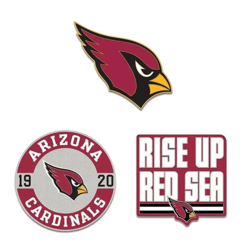  Arizona Cardinals Enamel Pin Set 3 Piece Logo Slogan -  ToylandEU™