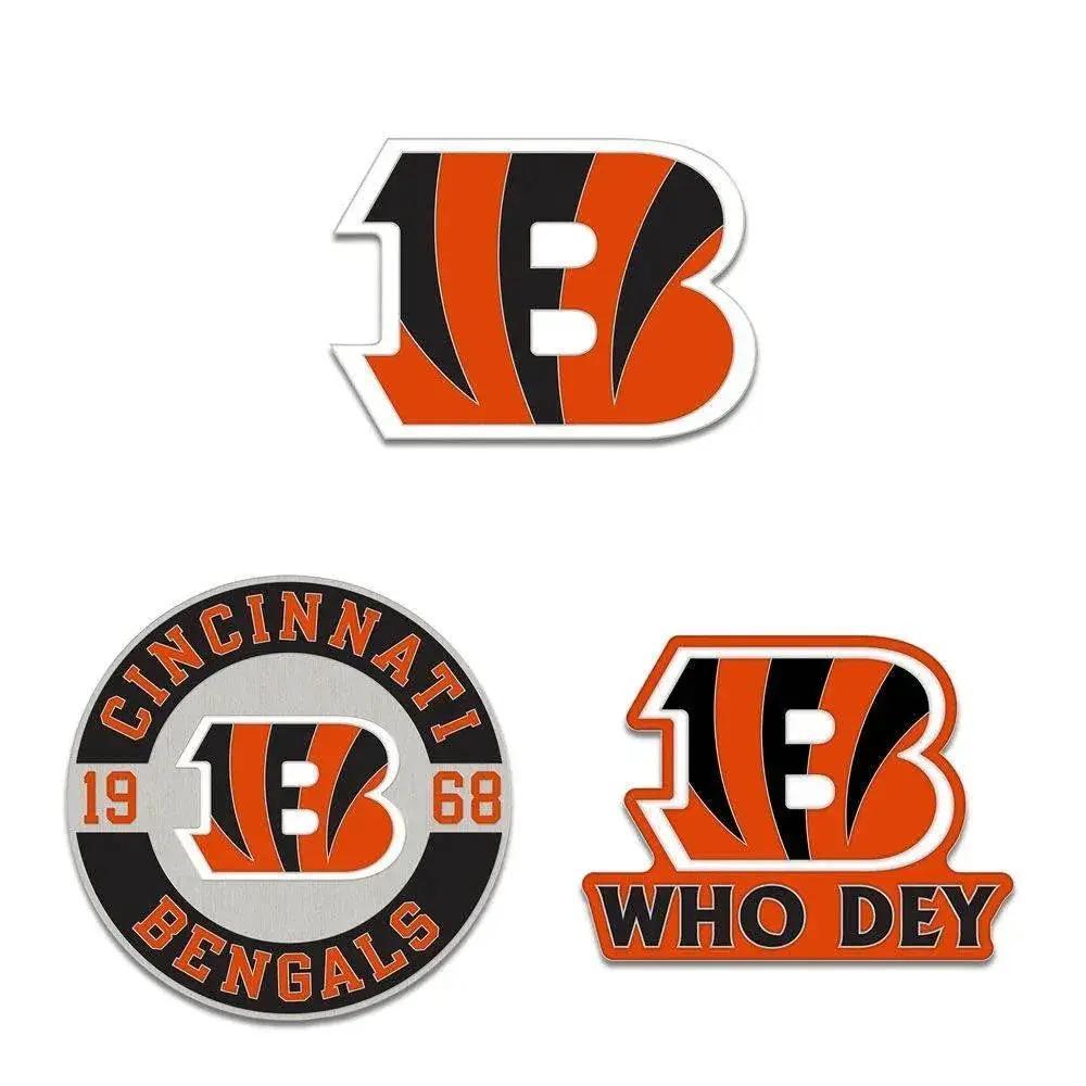  Cincinnati Bengals Enamel Pin Set Three Piece Wincraft -  ToylandEU™