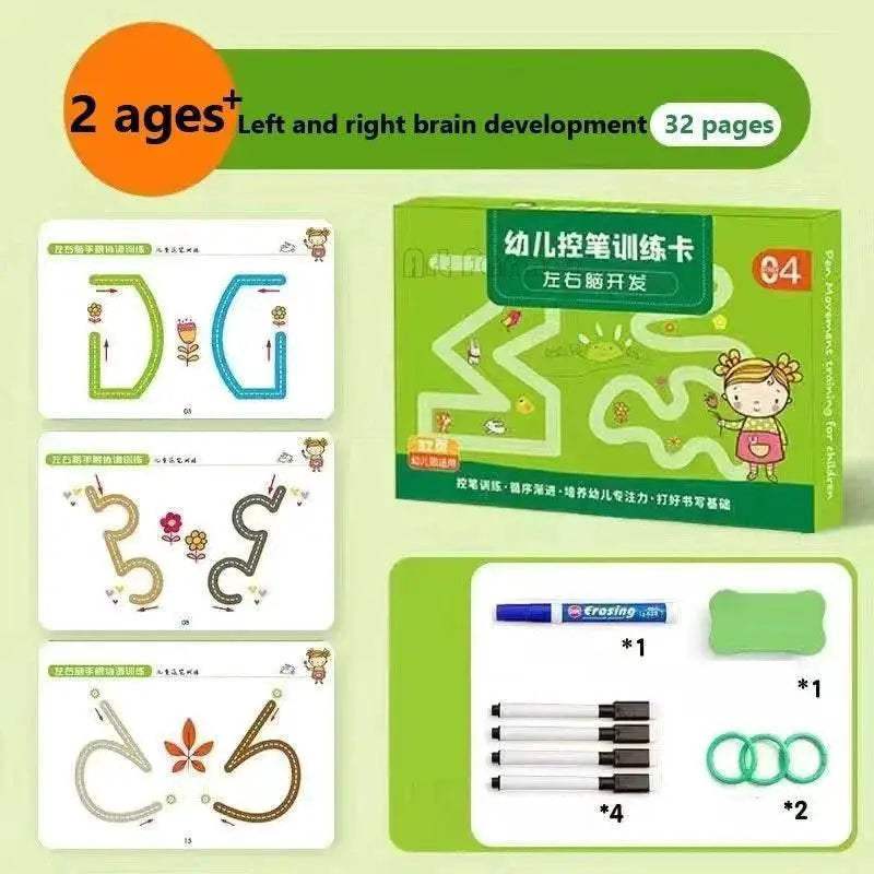  Enchanted Draw & Learn Workbook for Kids with Reusable Practice Sheets  -  ToylandEU™