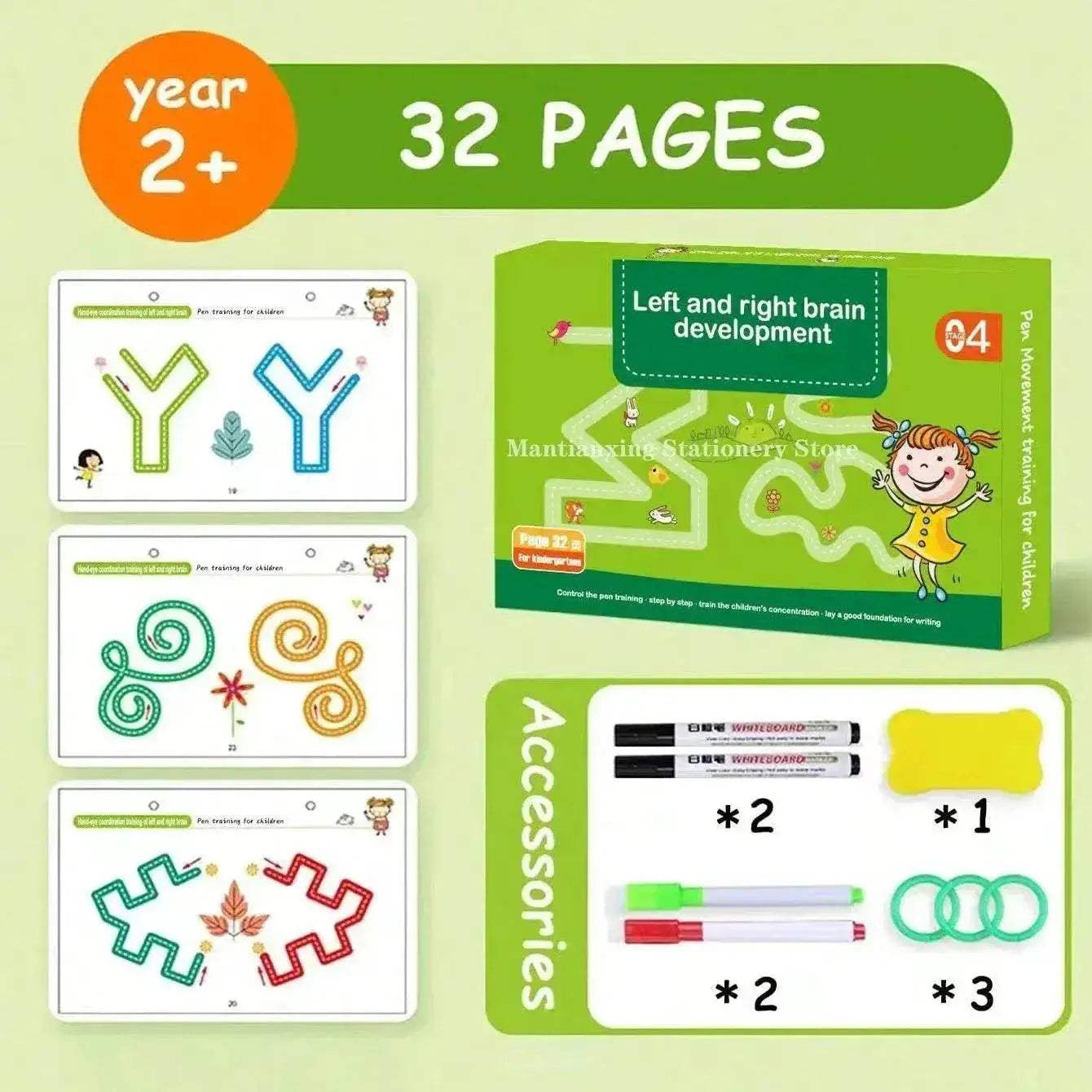  Enchanted Draw & Learn Workbook for Kids with Reusable Practice Sheets  -  ToylandEU™