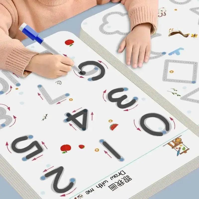  Enchanted Penmanship Practice Book for Kids - Montessori Calligraphy  -  ToylandEU™