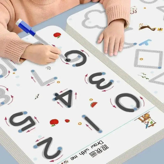  Enchanted Penmanship Practice Book for Kids - Montessori Calligraphy  -  ToylandEU™