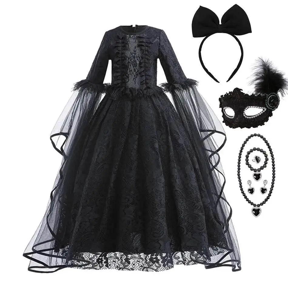  Enchanting 7To13 Maleficent Lace Girls Dress Toyland EU -  ToylandEU™
