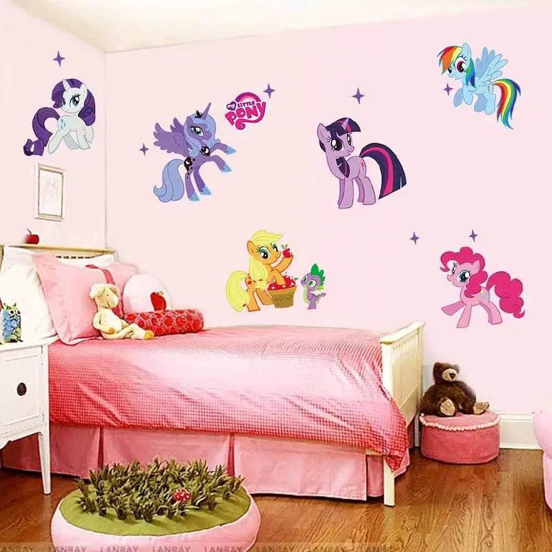  Enchanting Cartoon Pony Wall Stickers Toyland EU -  ToylandEU™