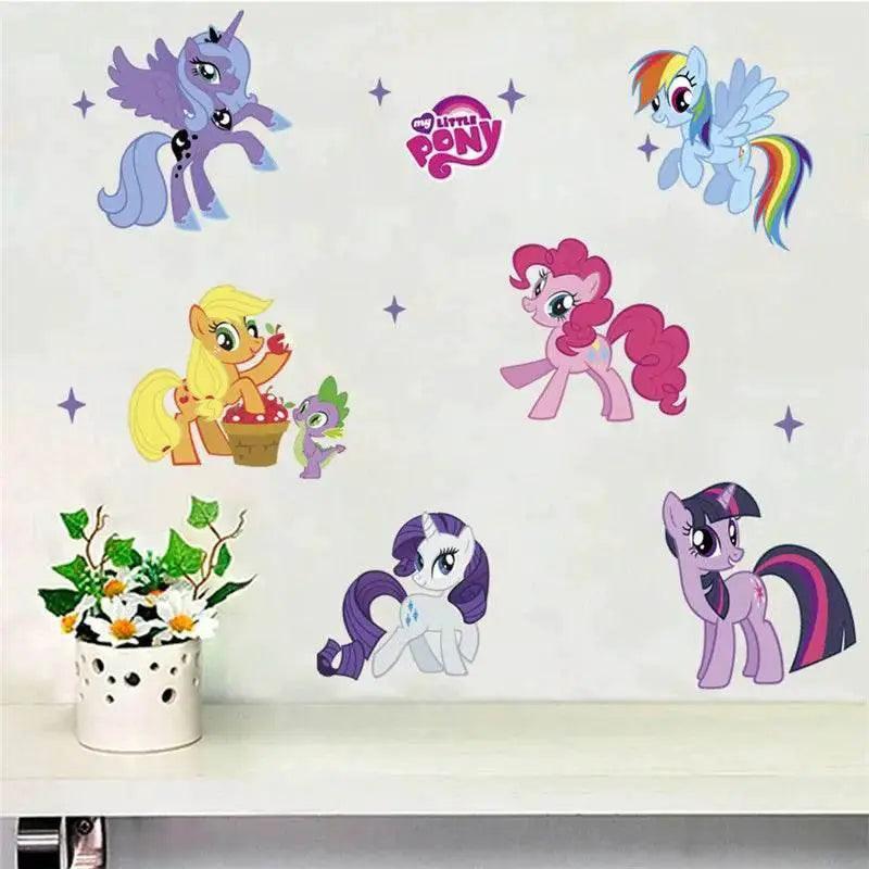  Enchanting Cartoon Pony Wall Stickers Toyland EU -  ToylandEU™