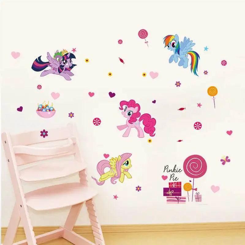  Enchanting Cartoon Pony Wall Stickers Toyland EU -  ToylandEU™