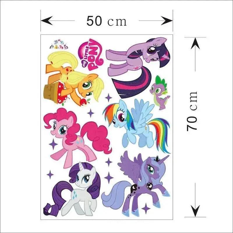  Enchanting Cartoon Pony Wall Stickers Toyland EU -  ToylandEU™