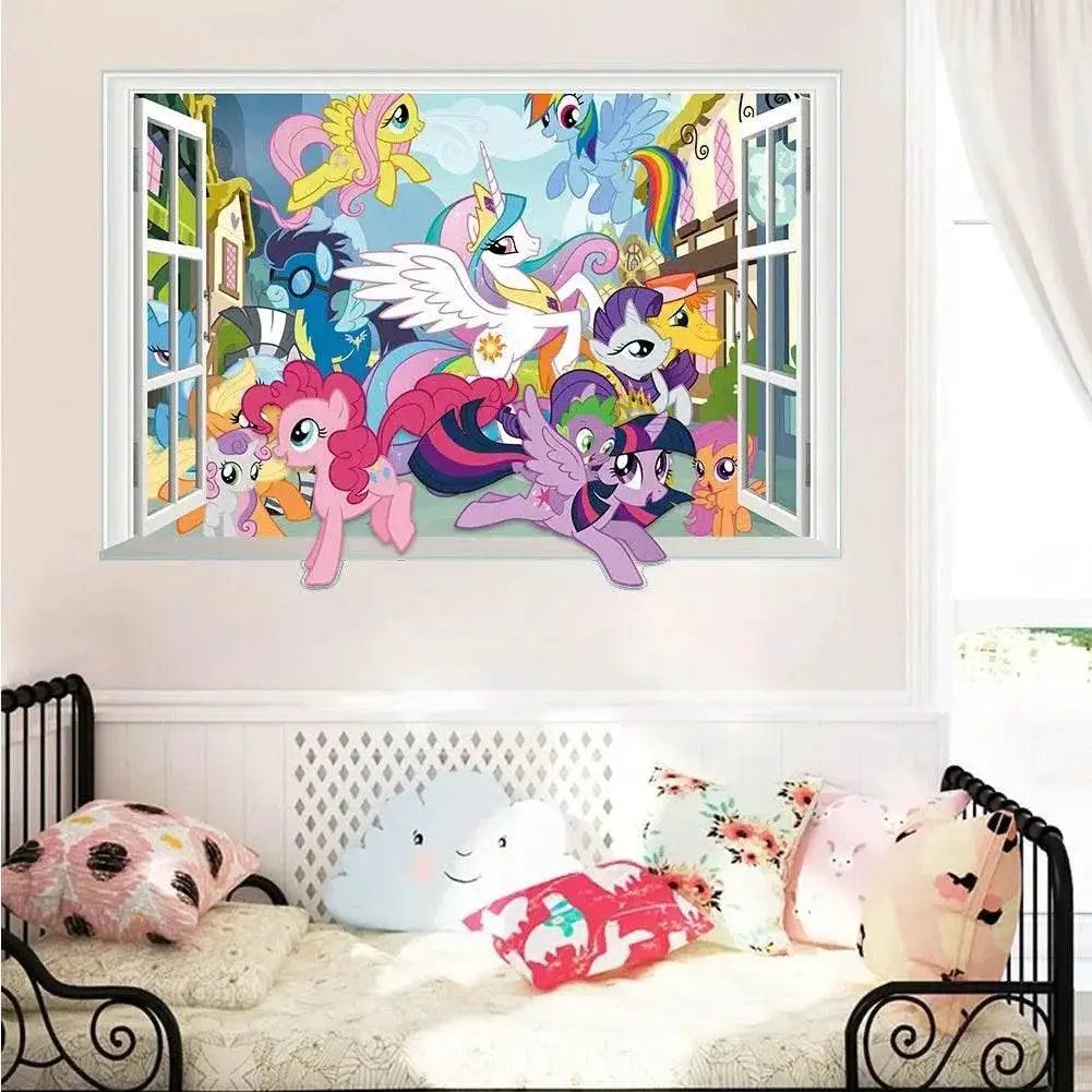  Enchanting Cartoon Pony Wall Stickers Toyland EU -  ToylandEU™