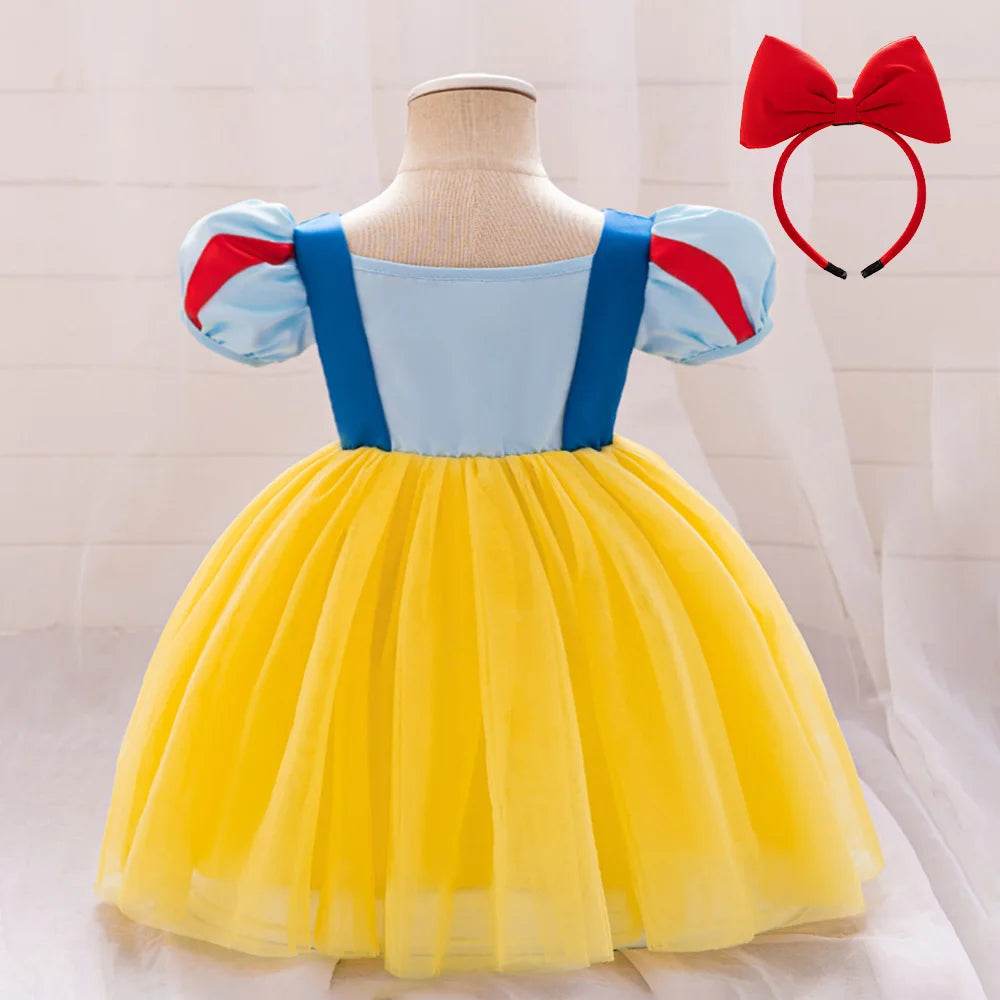 Enchanting Cosplay Dress Snow White Theme For Baby Girls Halloween Parties - ToylandEU