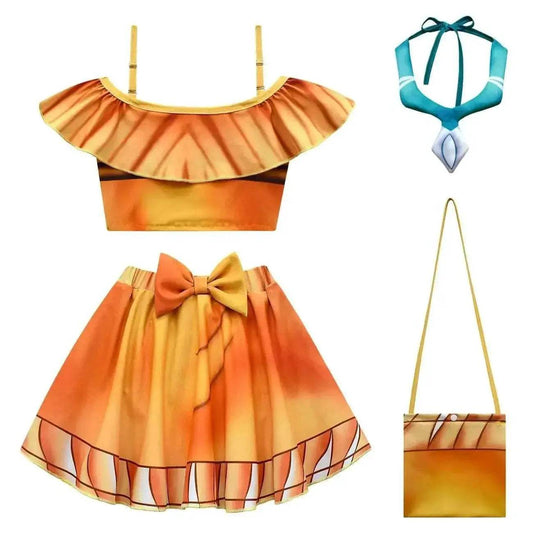 Enchanting Cossky Matoaka Costume Set for Girls - Perfect for Cosplay & Halloween - ToylandEU
