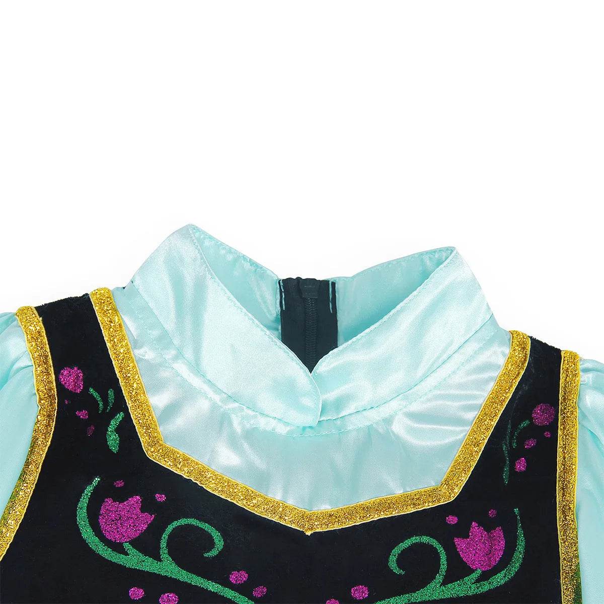 Enchanting Disney Anna Dress With Cape For Girls Party - ToylandEU